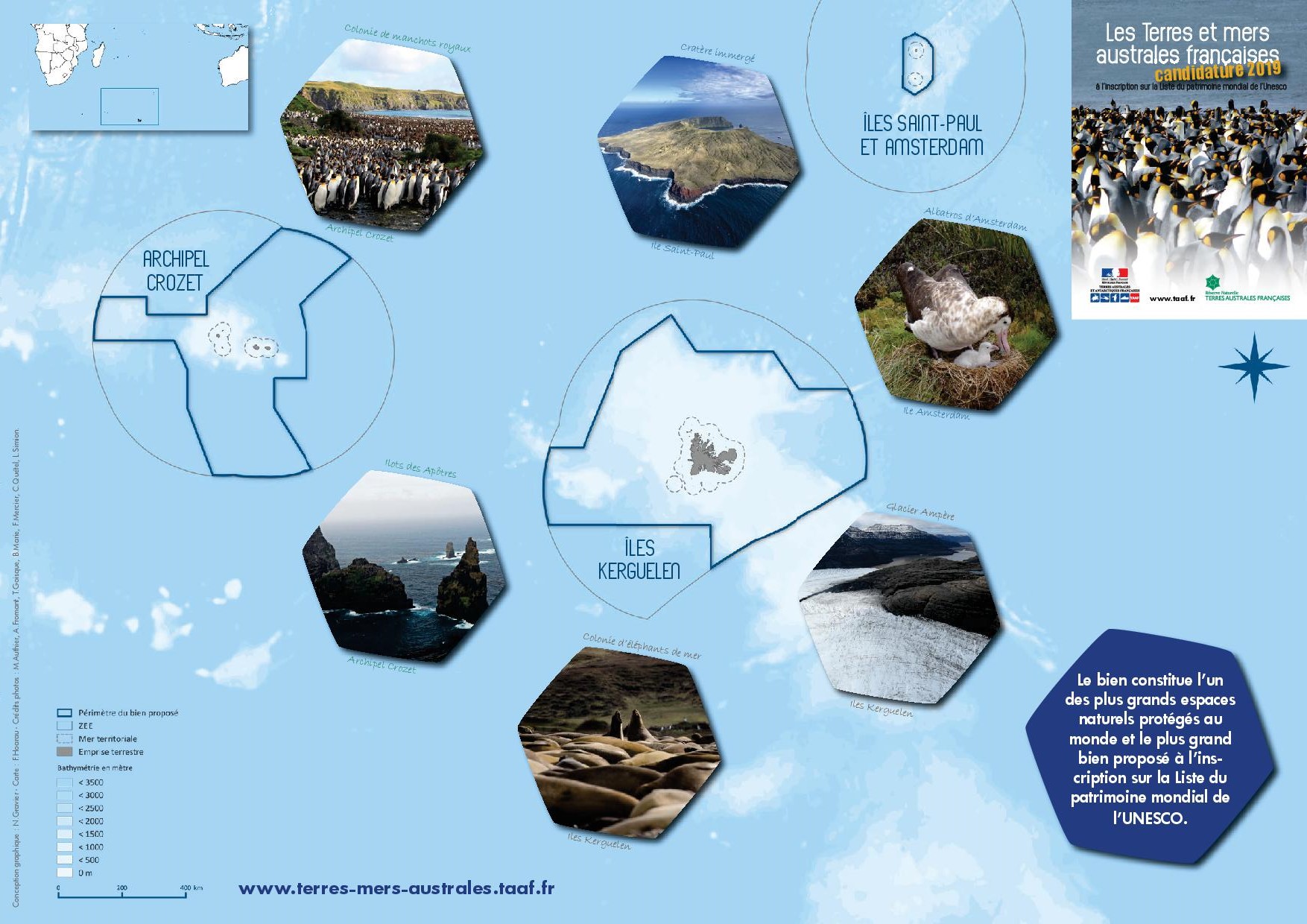 Dépliant Les Terres et mers australes françaises candidature PM 11