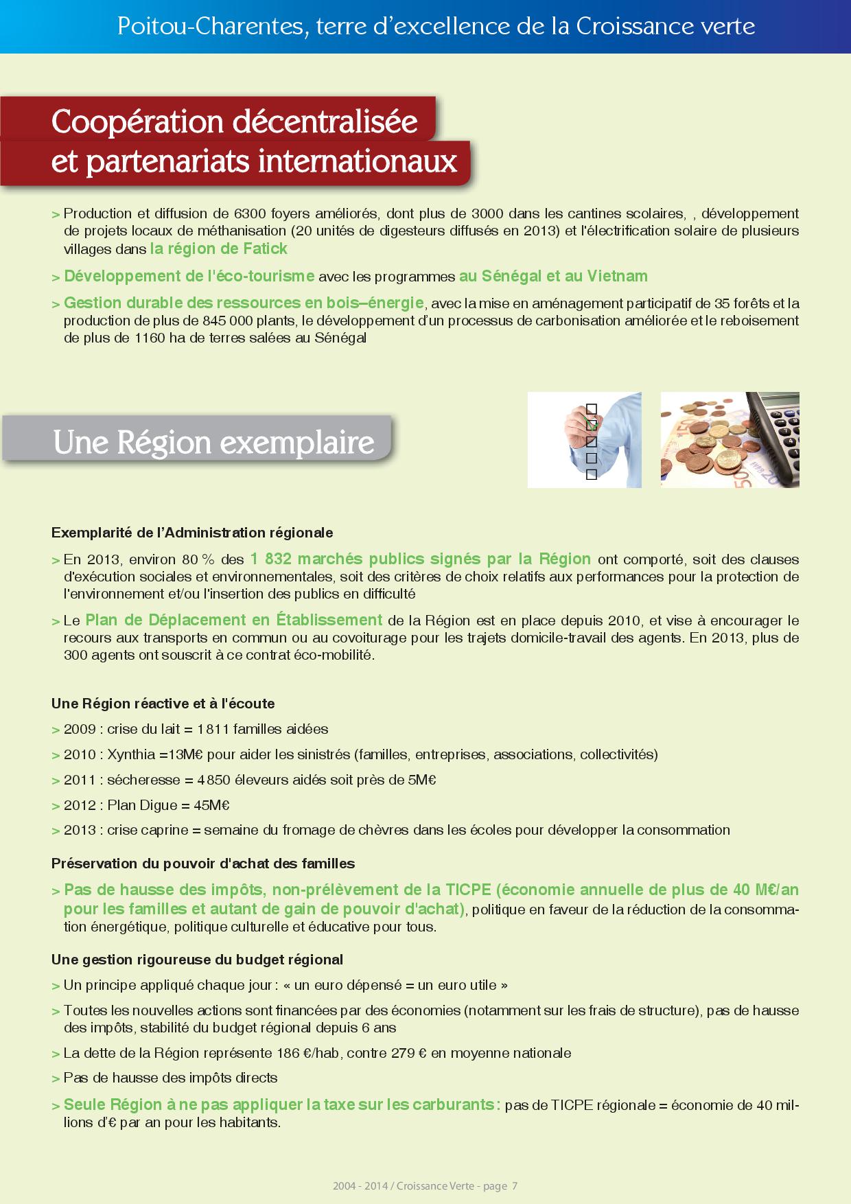 Bilan Region depuis 20047