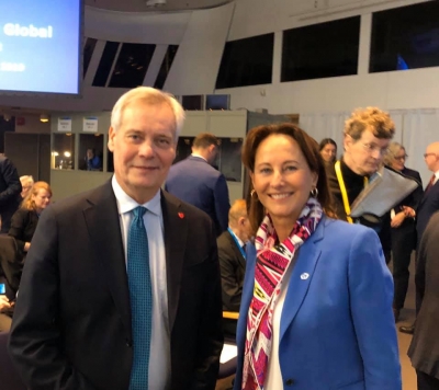 En compagnie d&#039;Antti RINNE, Premier Ministre finlandais