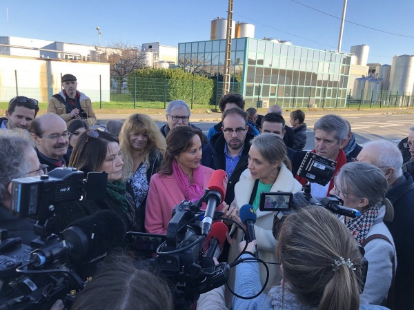 En visite à Toulouse pour soutenir la candidate Nadia Pellefigue